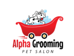 Alpha Grooming Pet Salon Logo